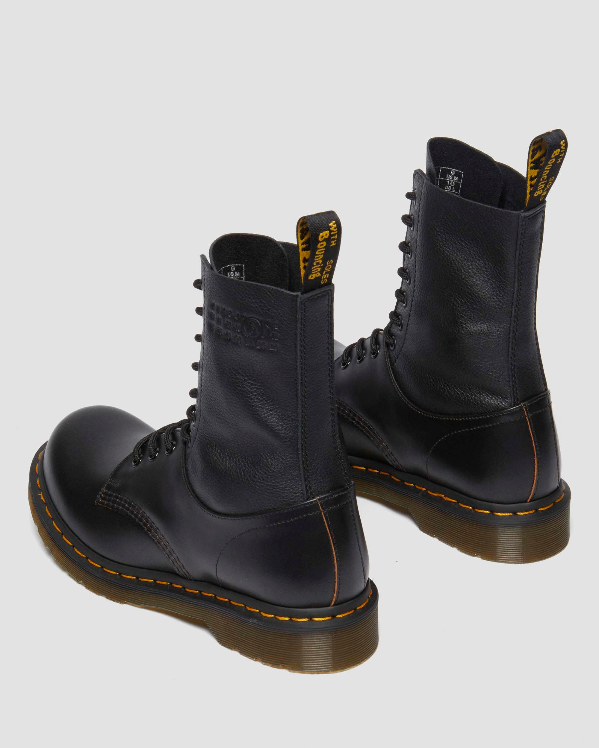 1490 / 1461 MM6 Leather Lace Up Boots - 5
