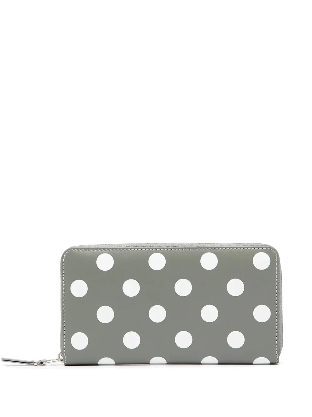 polka dot-print zip-around wallet - 1