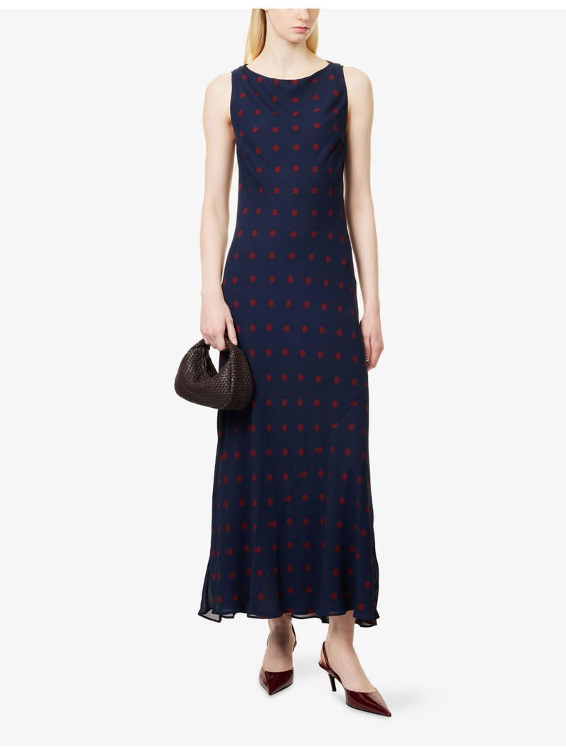 Reformation Prescott Polkadot Woven Maxi Dress outlook