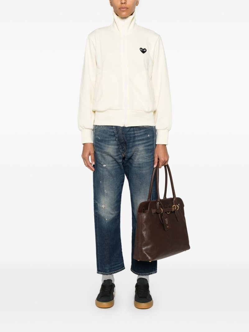 Comme des Garçons PLAY signature heart-patch sweatshirt outlook