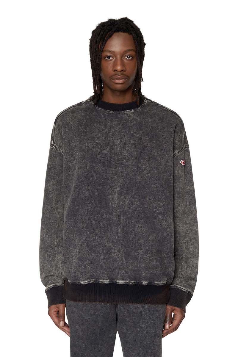 D-KRIB TRACK DENIM SWEATSHIRT 3