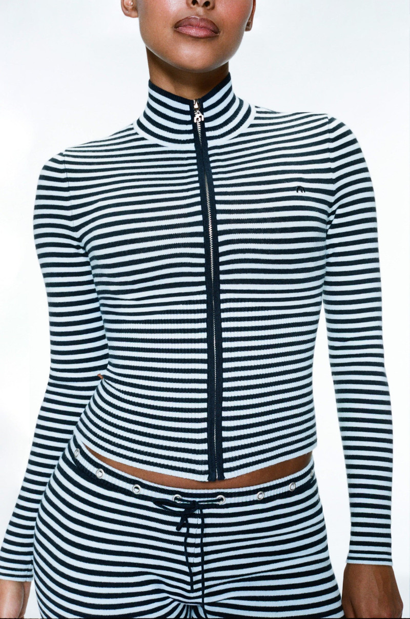VLAD ZIP UP - BLUE STRIPE 5