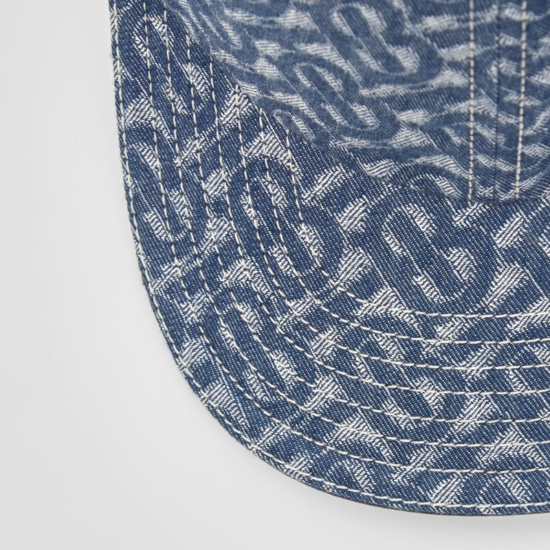 Monogram Denim Jacquard Baseball Cap 7