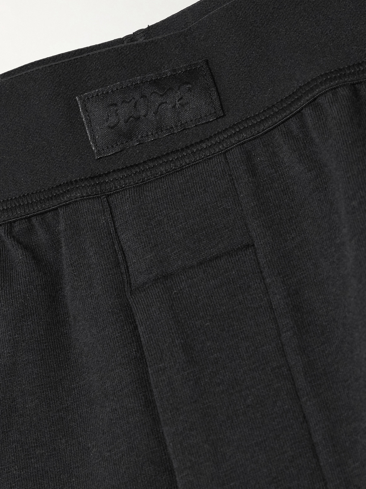 Boyfriend Loose Boxer Stretch-modal And Cotton-blend Jersey Shorts - 4