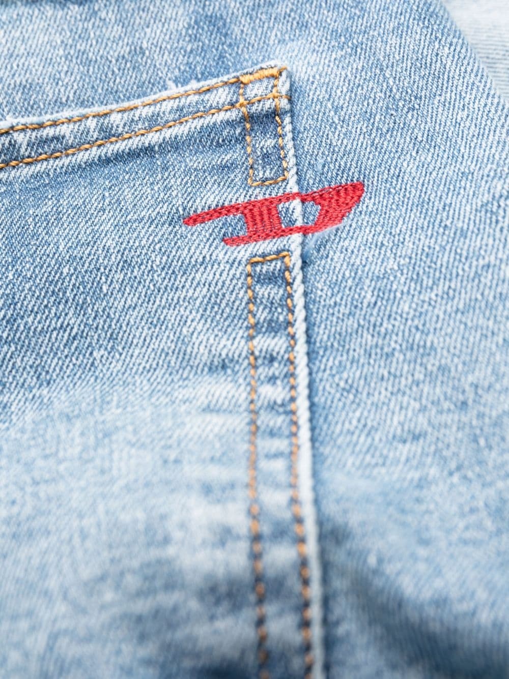 light-wash straight-leg jeans - 13