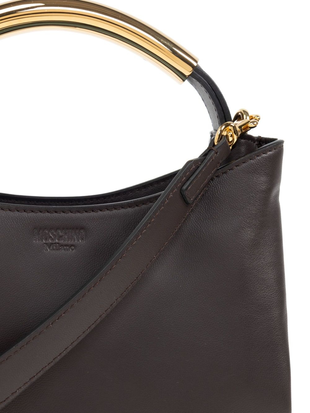 leather tote bag - 5