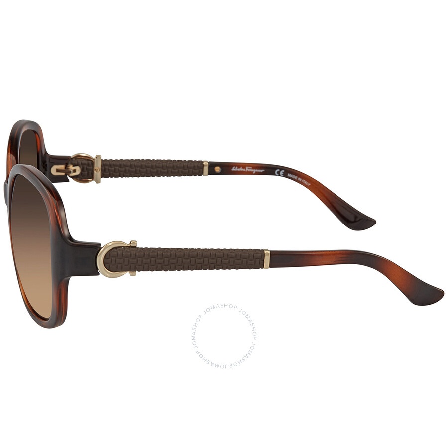 Salvatore Ferragamo Brown Gradient Butterfly Sunglasses SF744SLA 214 59 - 4