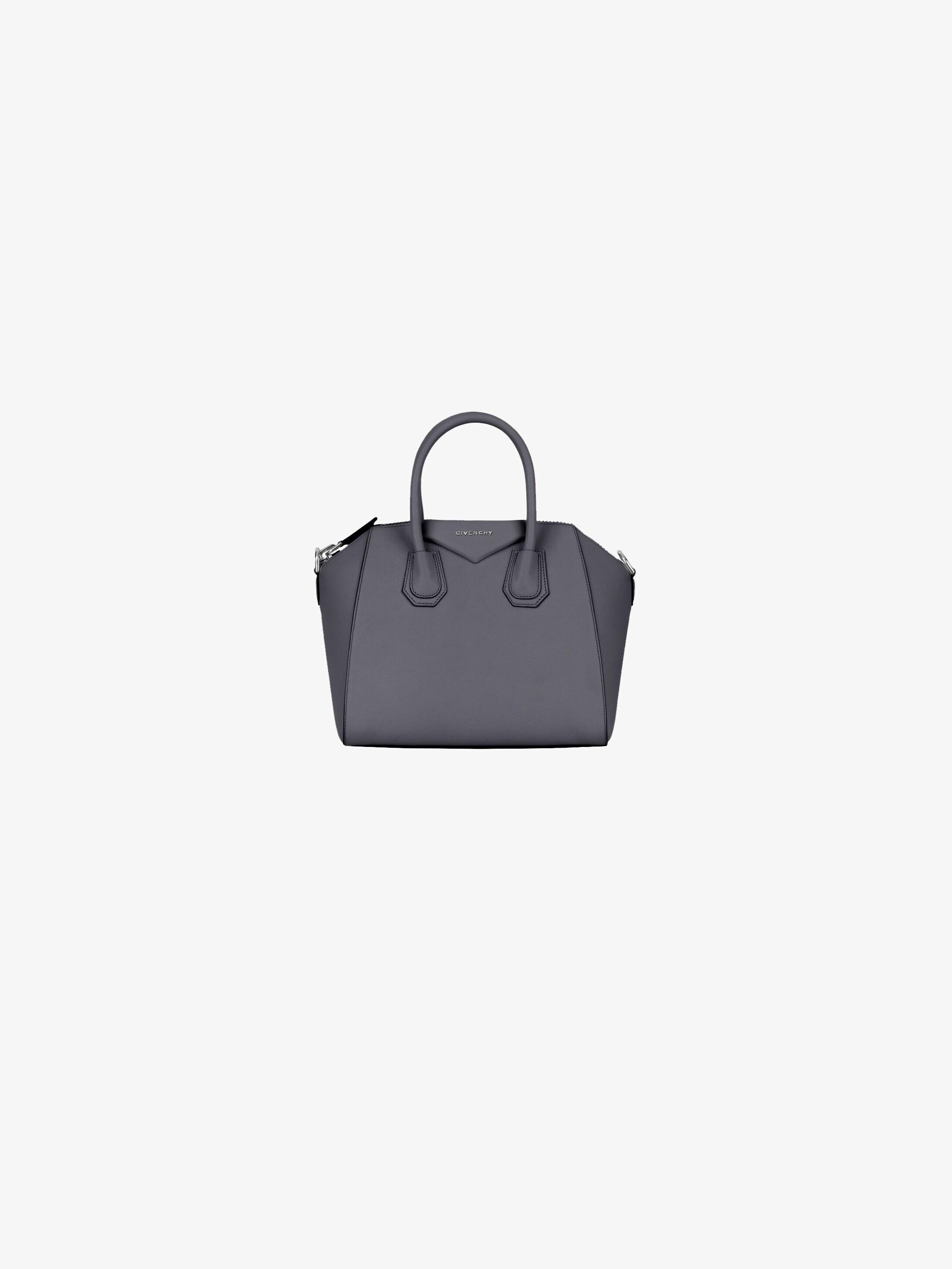 Mini Antigona bag in grained leather - 1