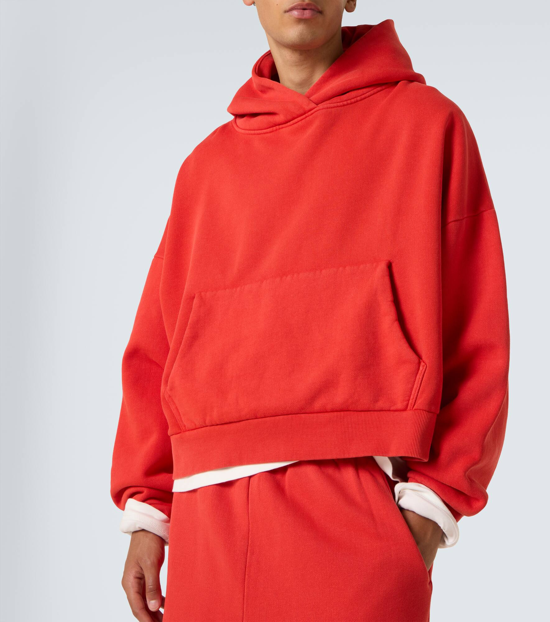 Cotton jersey hoodie - 5