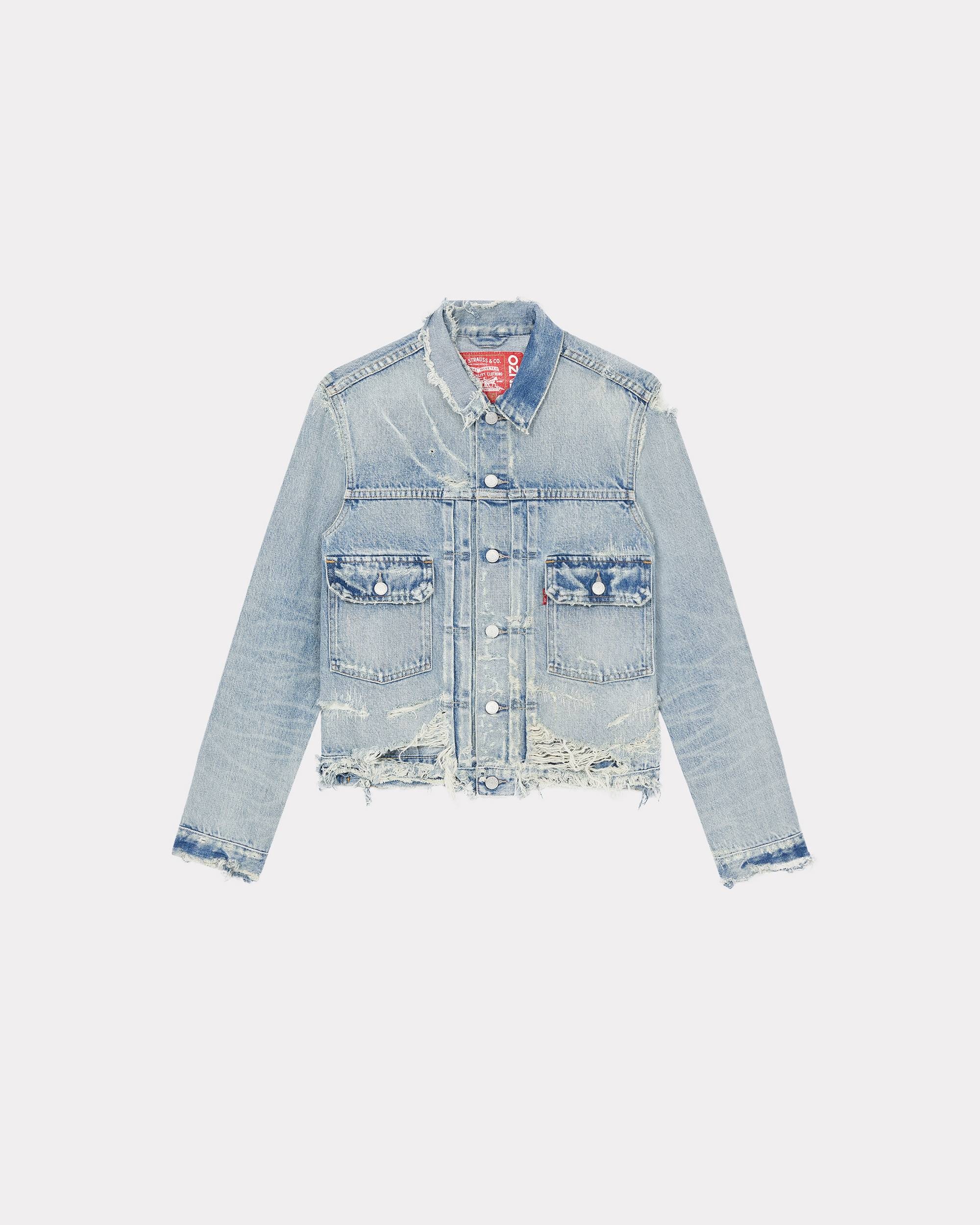 KENZO KENZO x LEVI'S® Type II distressed genderless denim trucker 