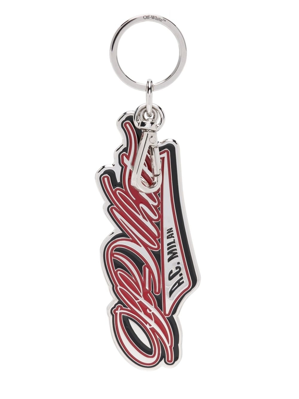 x AC Milan logo-plaque keyring - 1