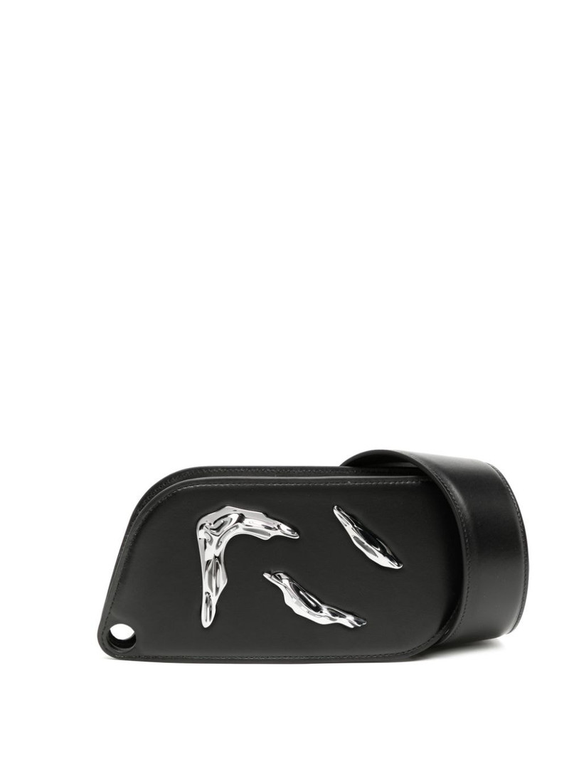 hardware-detail shoulder bag 1