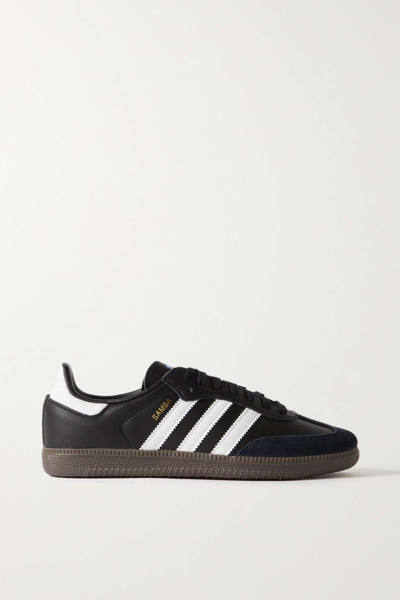 Samba OG suede-trimmed leather sneakers - 1