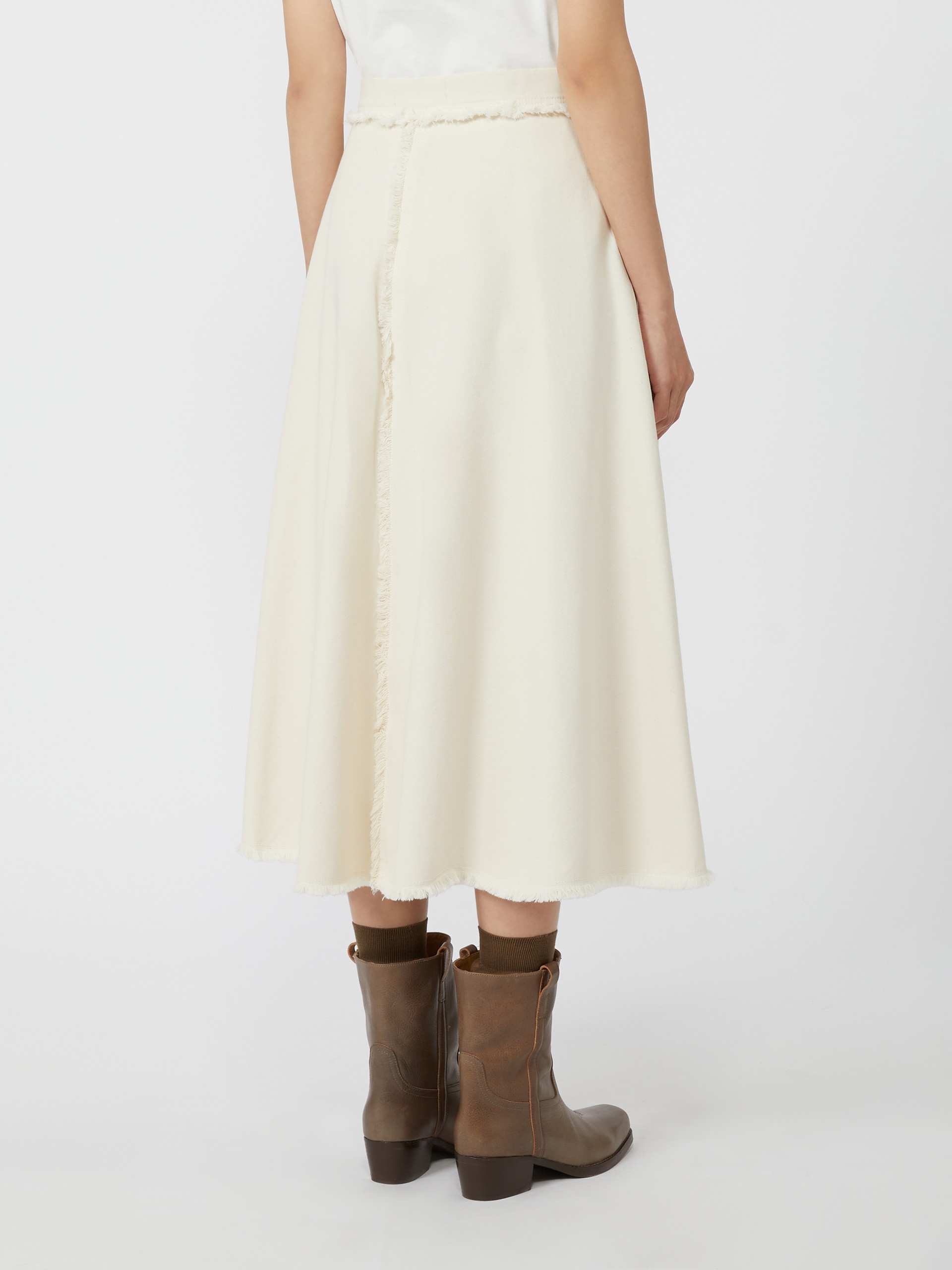 ALVARO Flared cotton skirt - 4