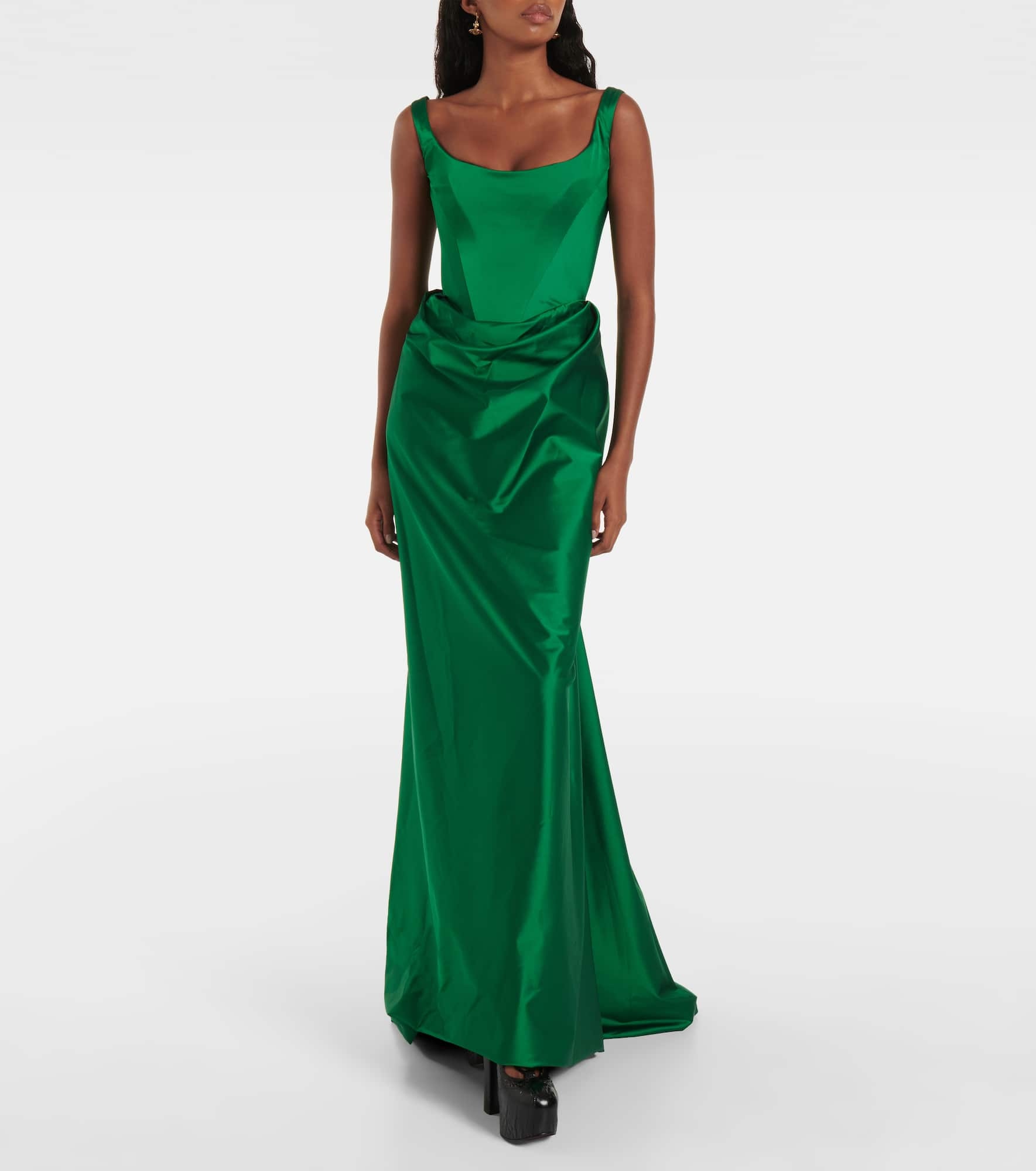 Nova Camille satin corset gown - 2