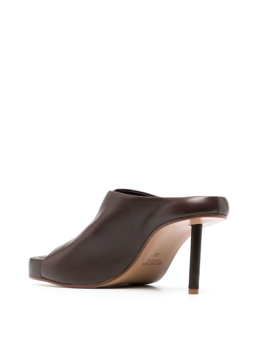 85mm leather mules - 3