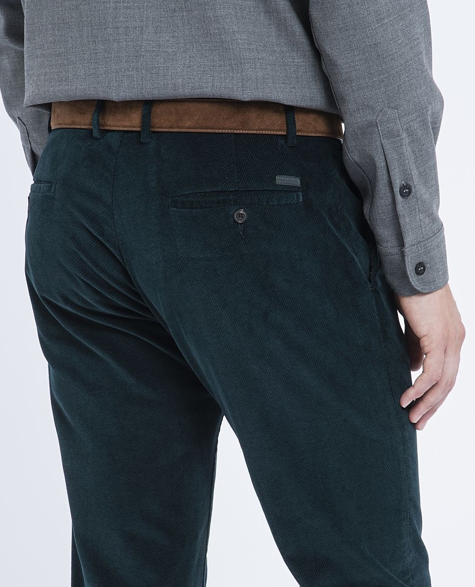 Stretch cotton trousers - 5