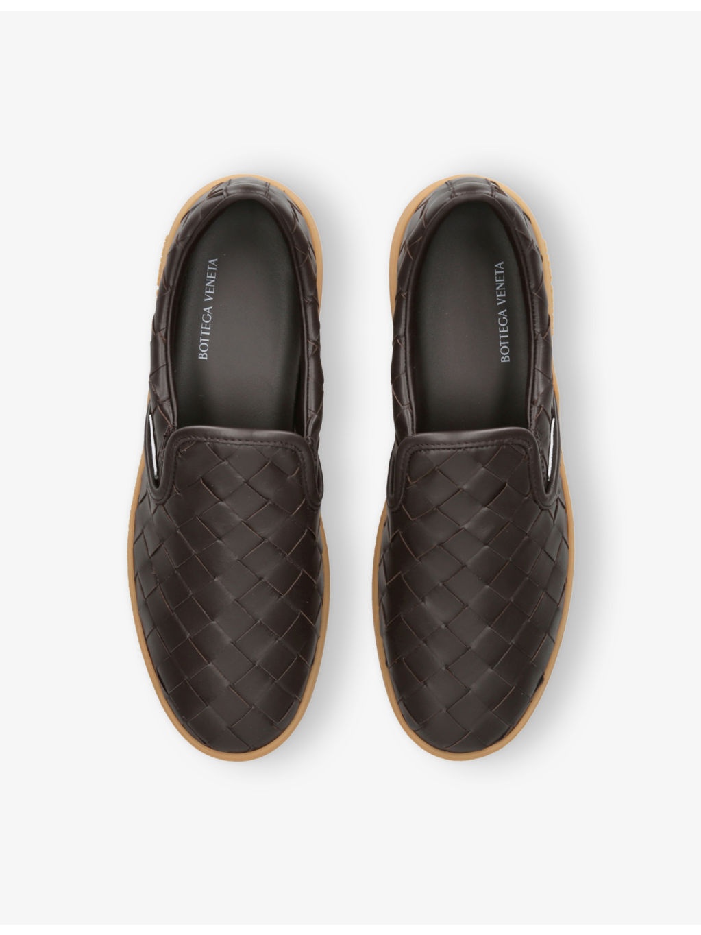 Sawyer Intrecciato-Weave Leather Low-Top Trainers - 2