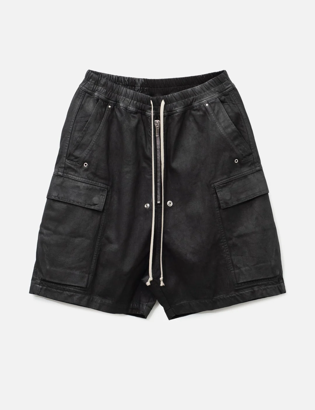 WAXED CARGOBELA SHORTS - 1