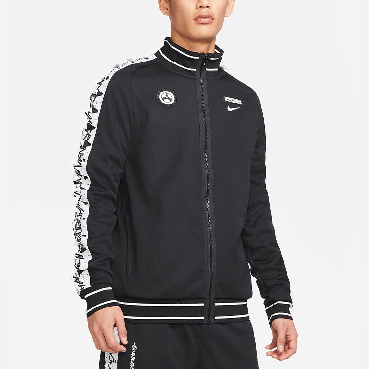 Men's Nike x ACRONYM Crossover Contrasting Colors Sleeve Stand Collar Woven Sports Jacket Asia Editi - 3
