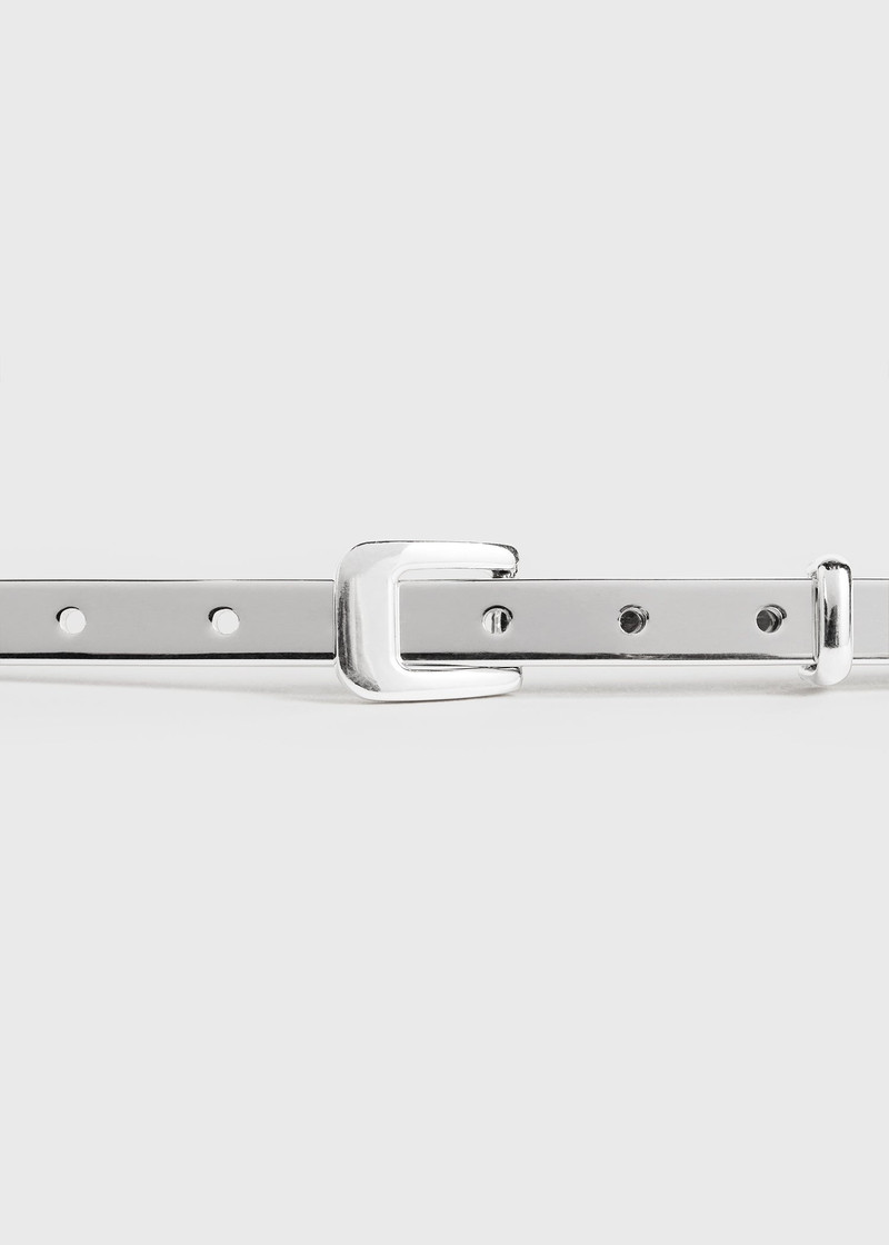 Chain belt silver 4