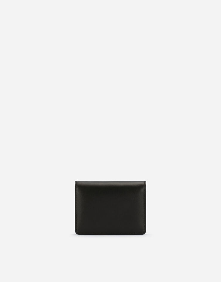 Calfskin wallet with DG logo - 3