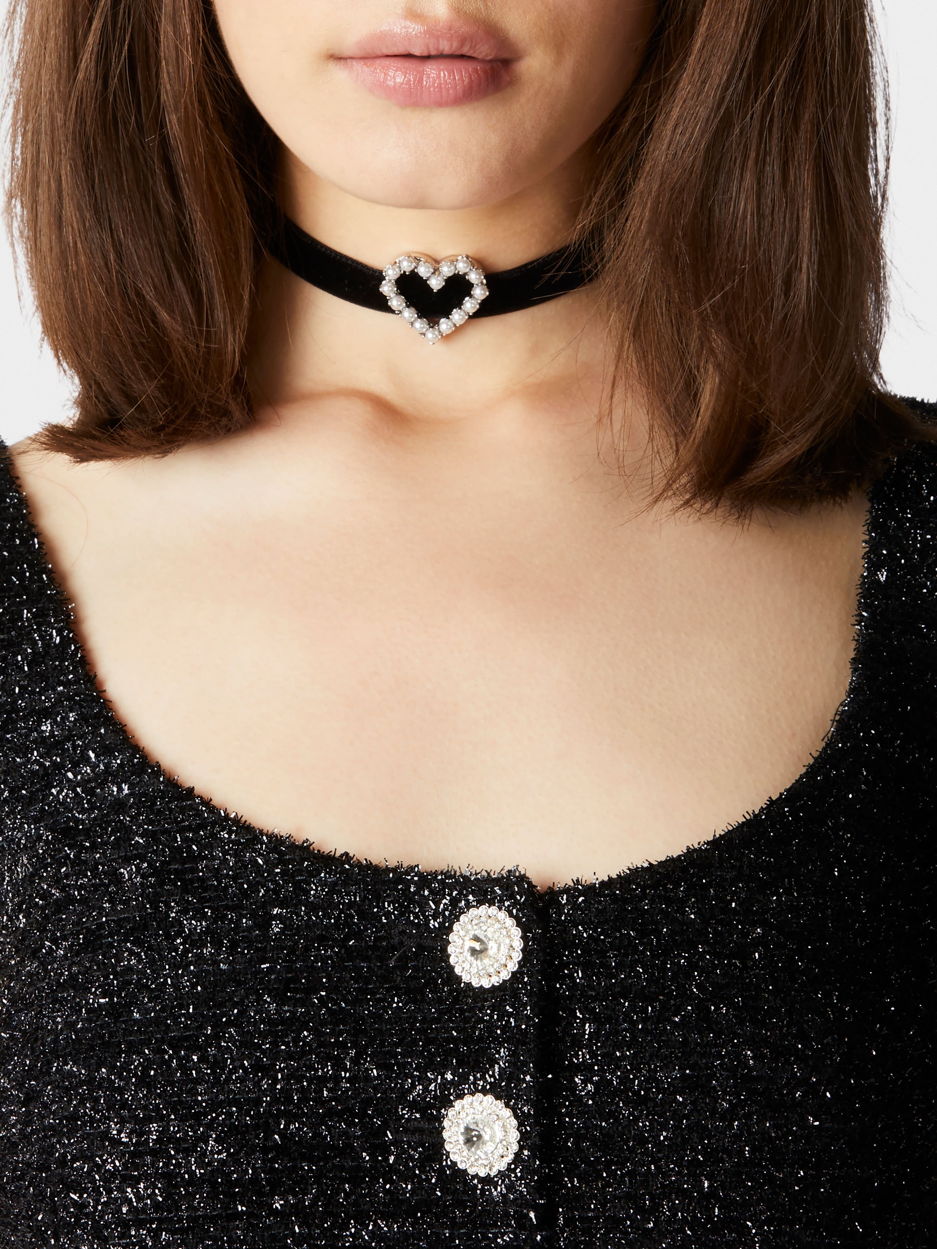 Heart Pearl Chocker - 4