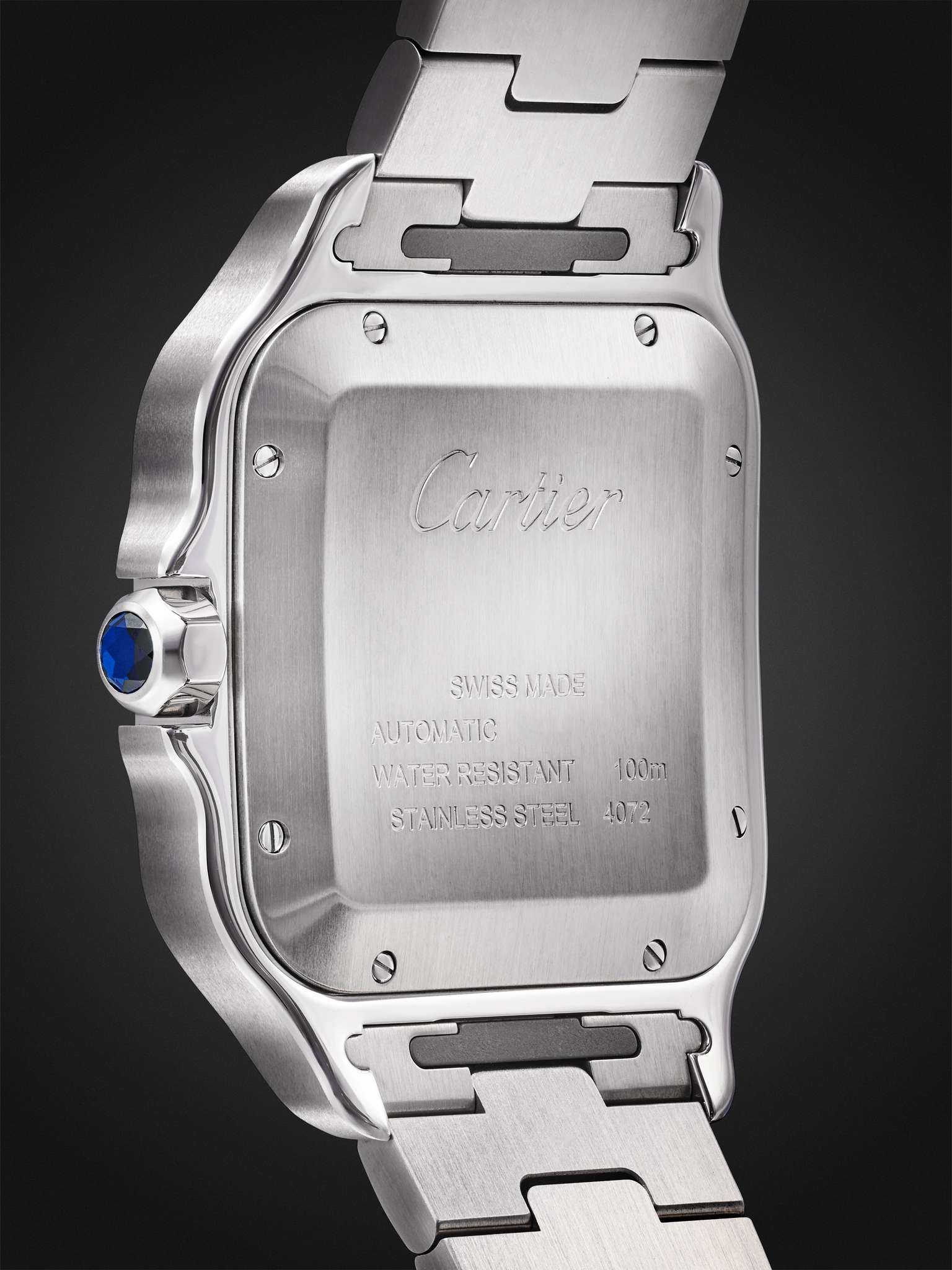 Santos de Cartier Automatic 39.8mm Interchangeable Stainless Steel and Alligator Watch, Ref. No. WSS - 4