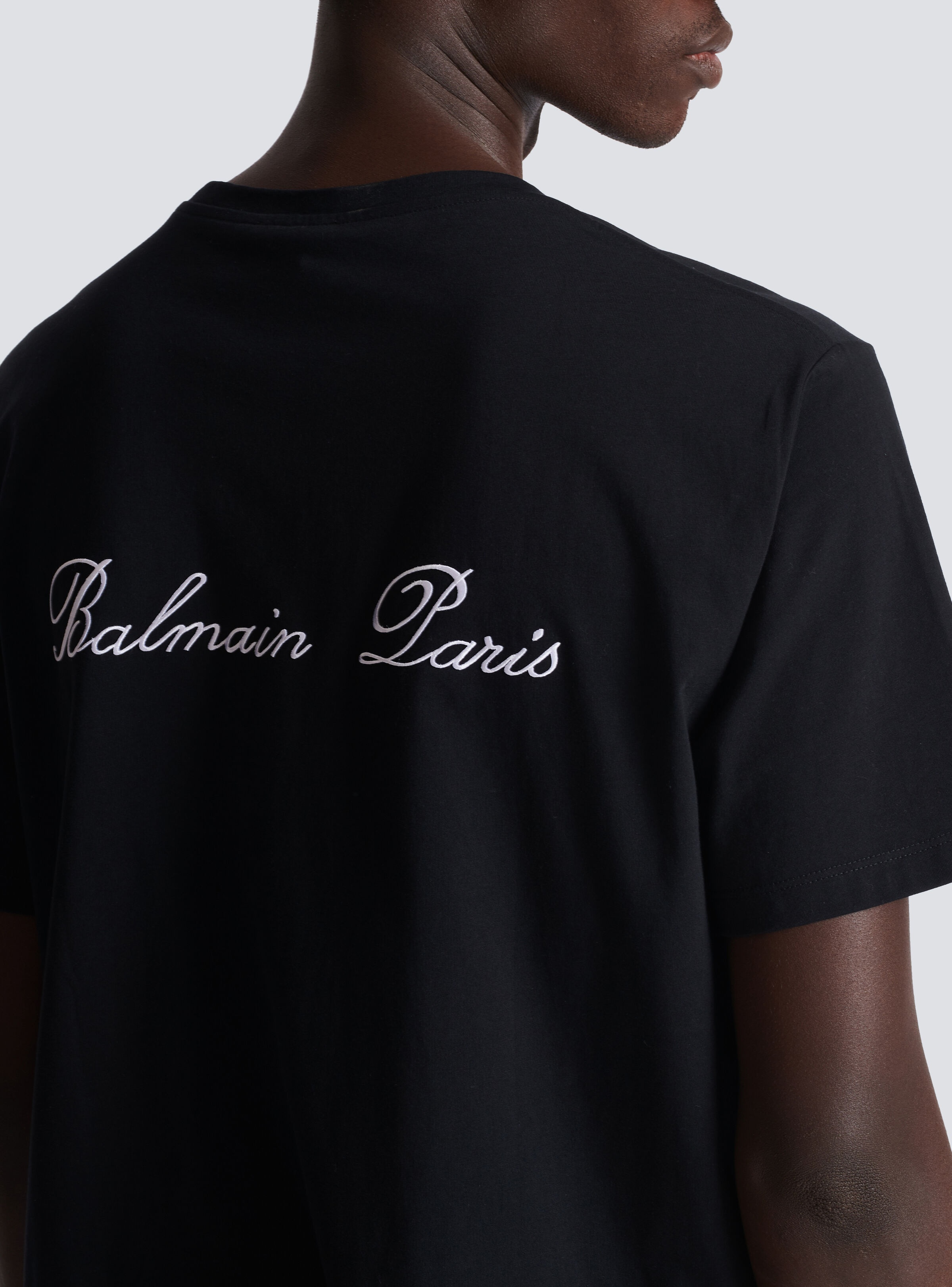 Balmain signature T-shirt - 8