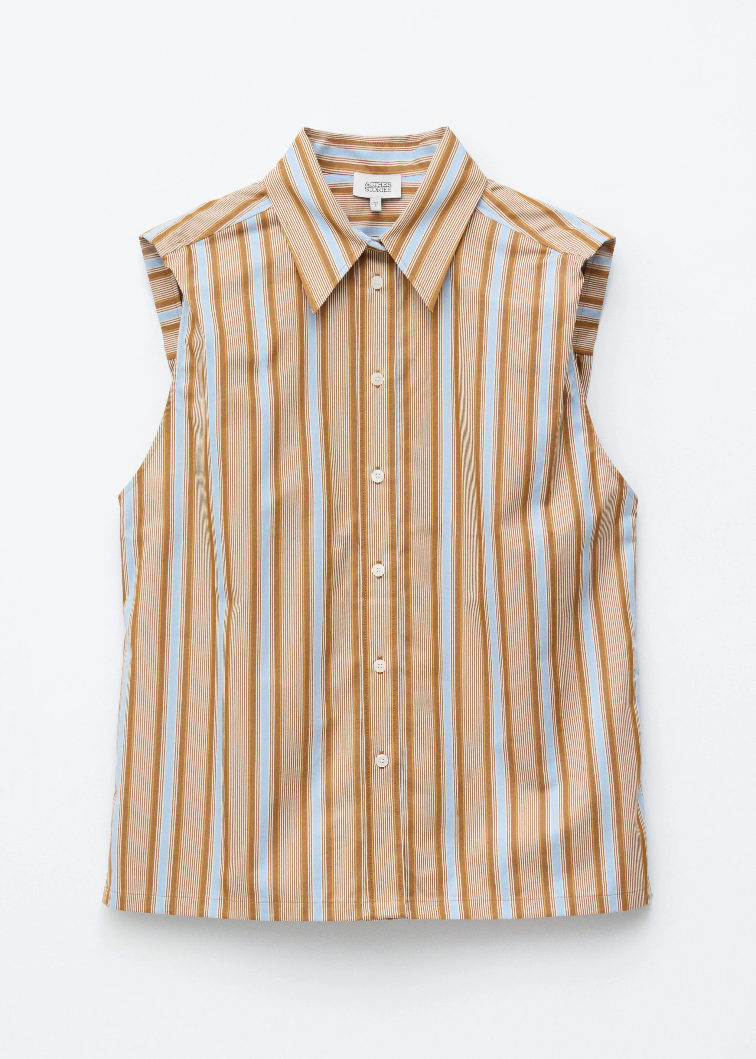 Pima Cotton Sleeveless Shirt - 1