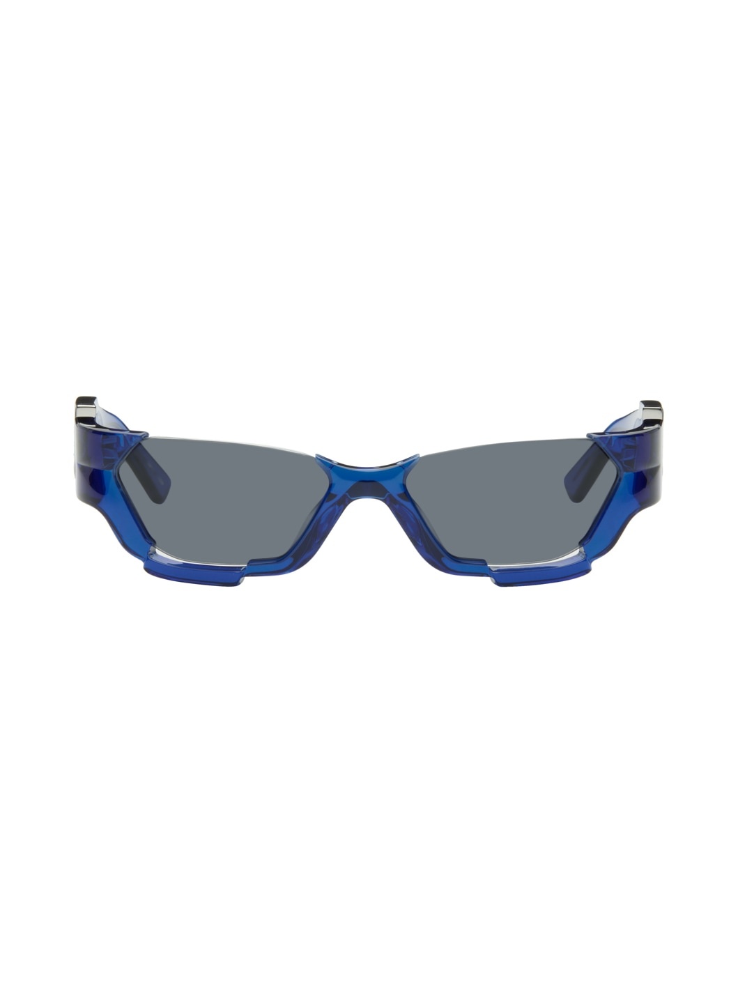 SSENSE Exclusive Blue Deconstructed Sunglasses - 1