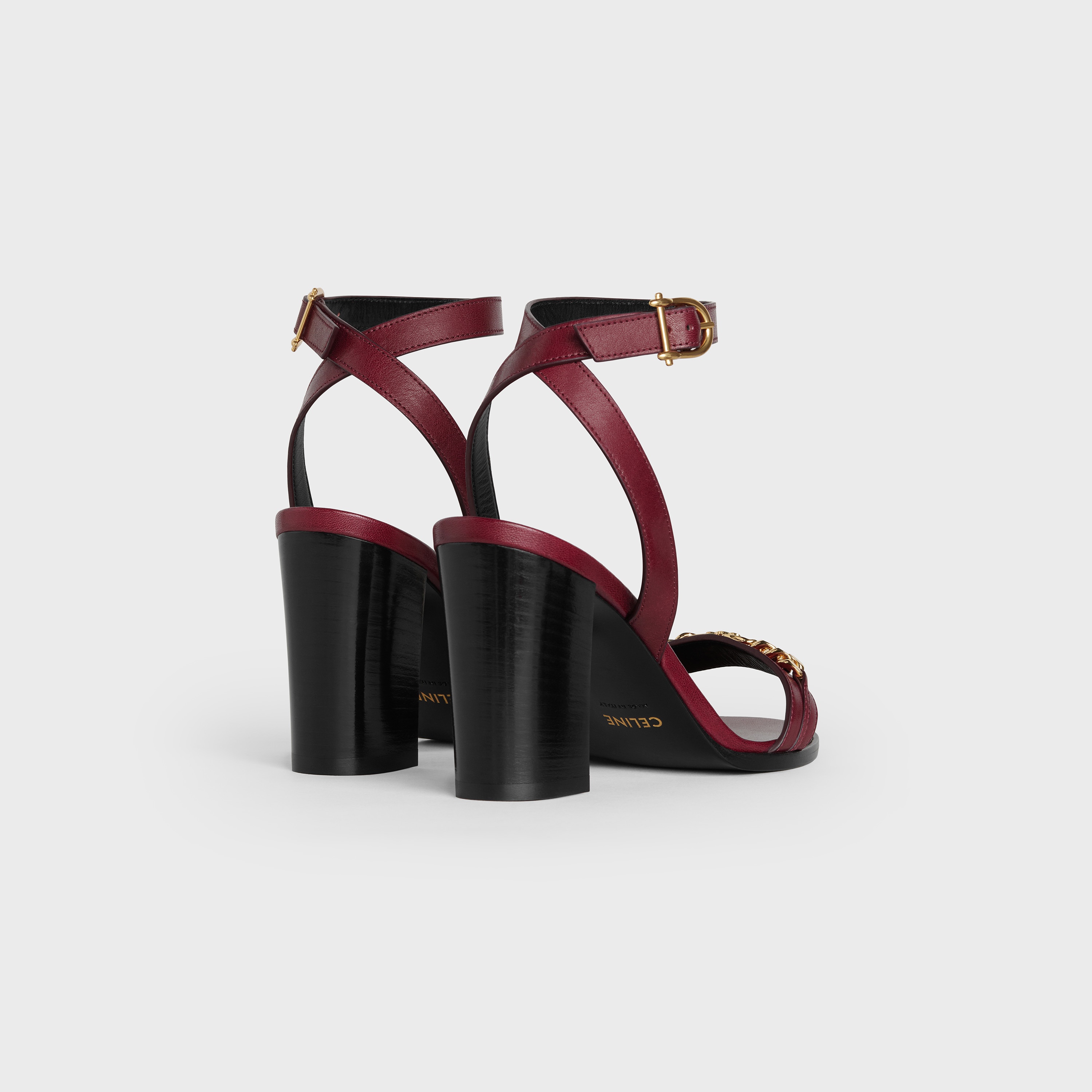 CELINE TRIOMPHE SANDAL  IN  CALFSKIN - 4