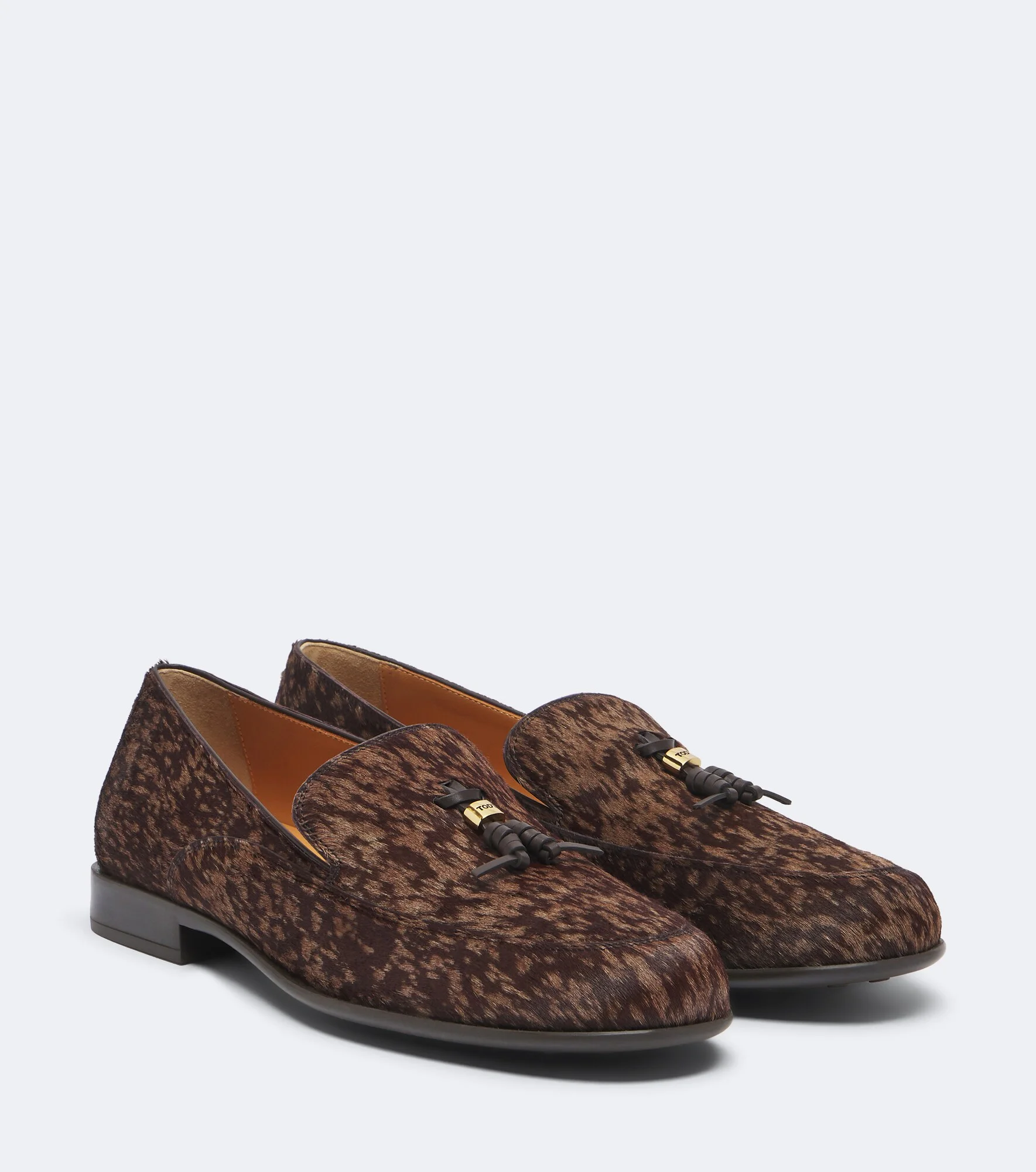 Calf hair loafers - 1