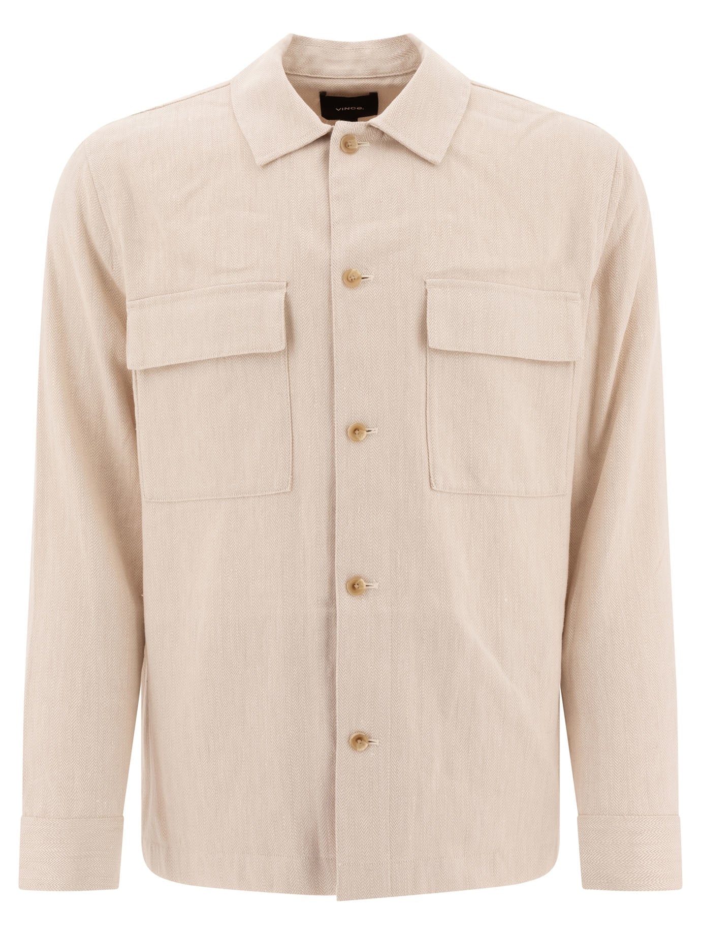 VINCe. - Vince. Linen Overshirt - 1