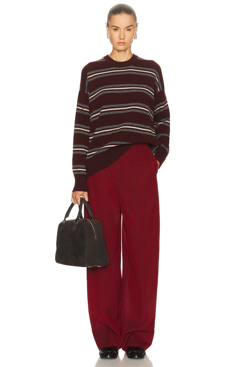 &DAUGHTER Innes Stripe Slouch Crewneck outlook