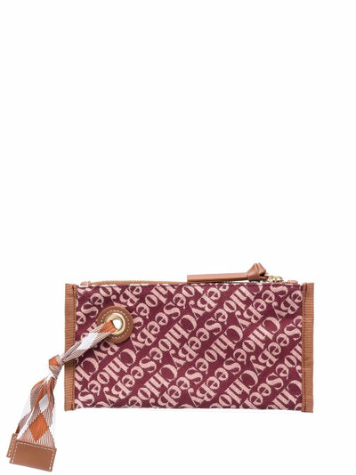 See by Chloé logo-print make up bag outlook