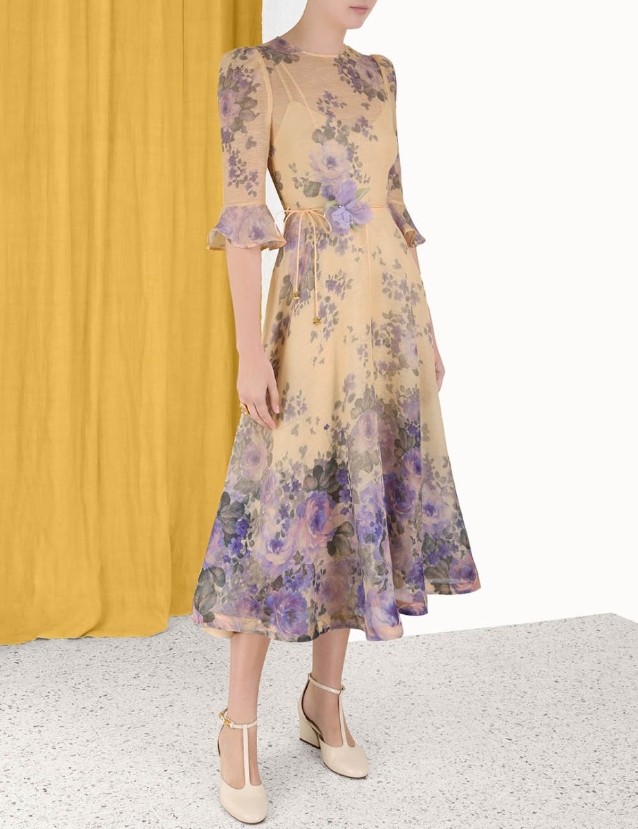 【Zimmermann】LYRICAL FLARE SLEEVE MIDI フレアスリーブミディ Zimmermann LYRICAL FLARE SLEEVE MIDI | zimmermann | REVERSIBLE