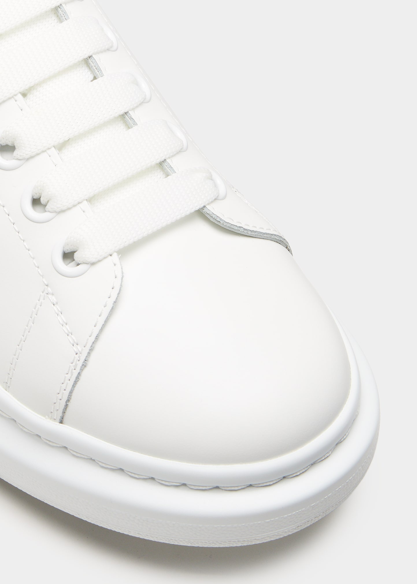 Men's Oversized Larry Leather Low-Top Sneakers - 5