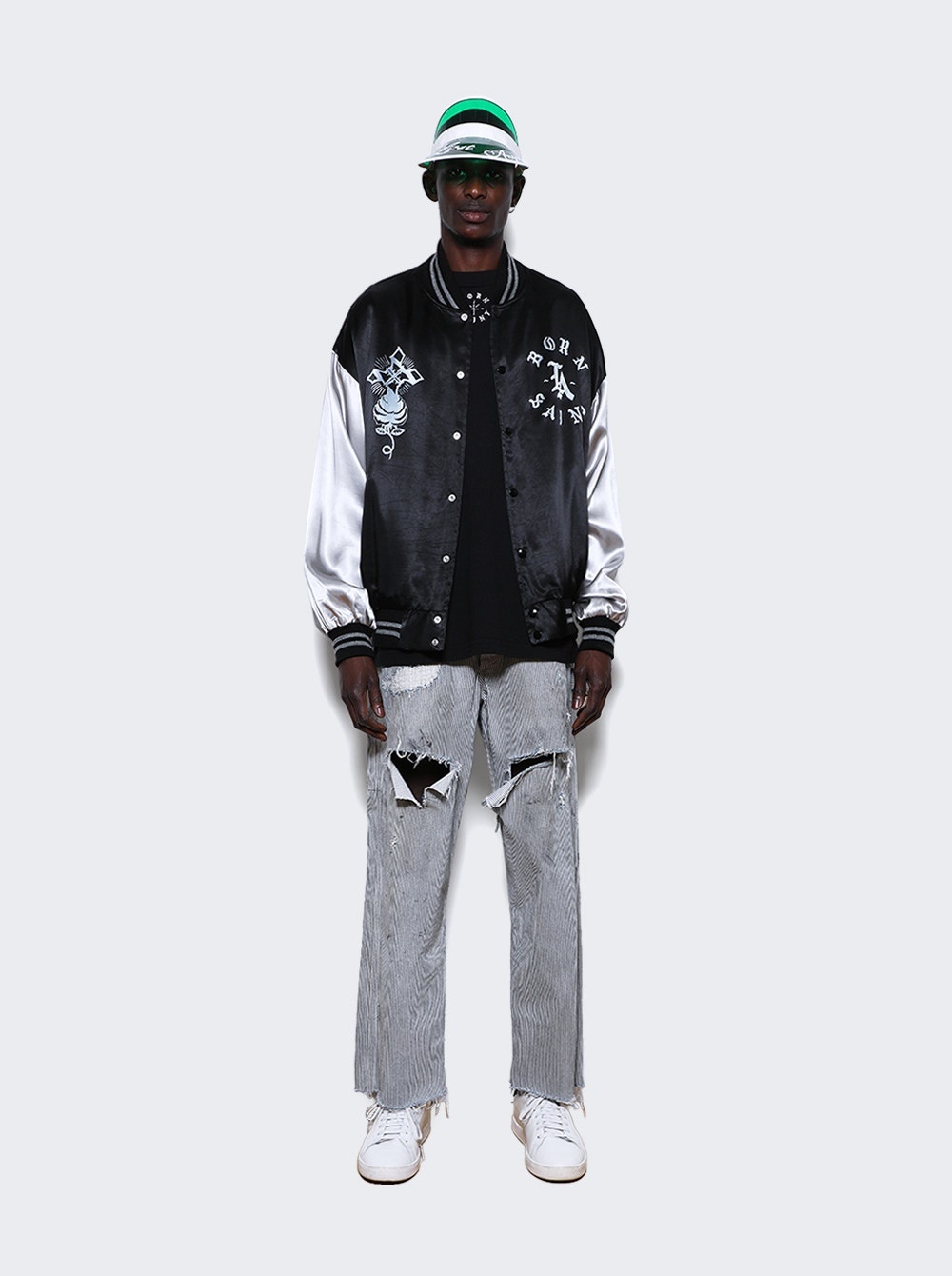 Born La Varsity Jacket Black - 2