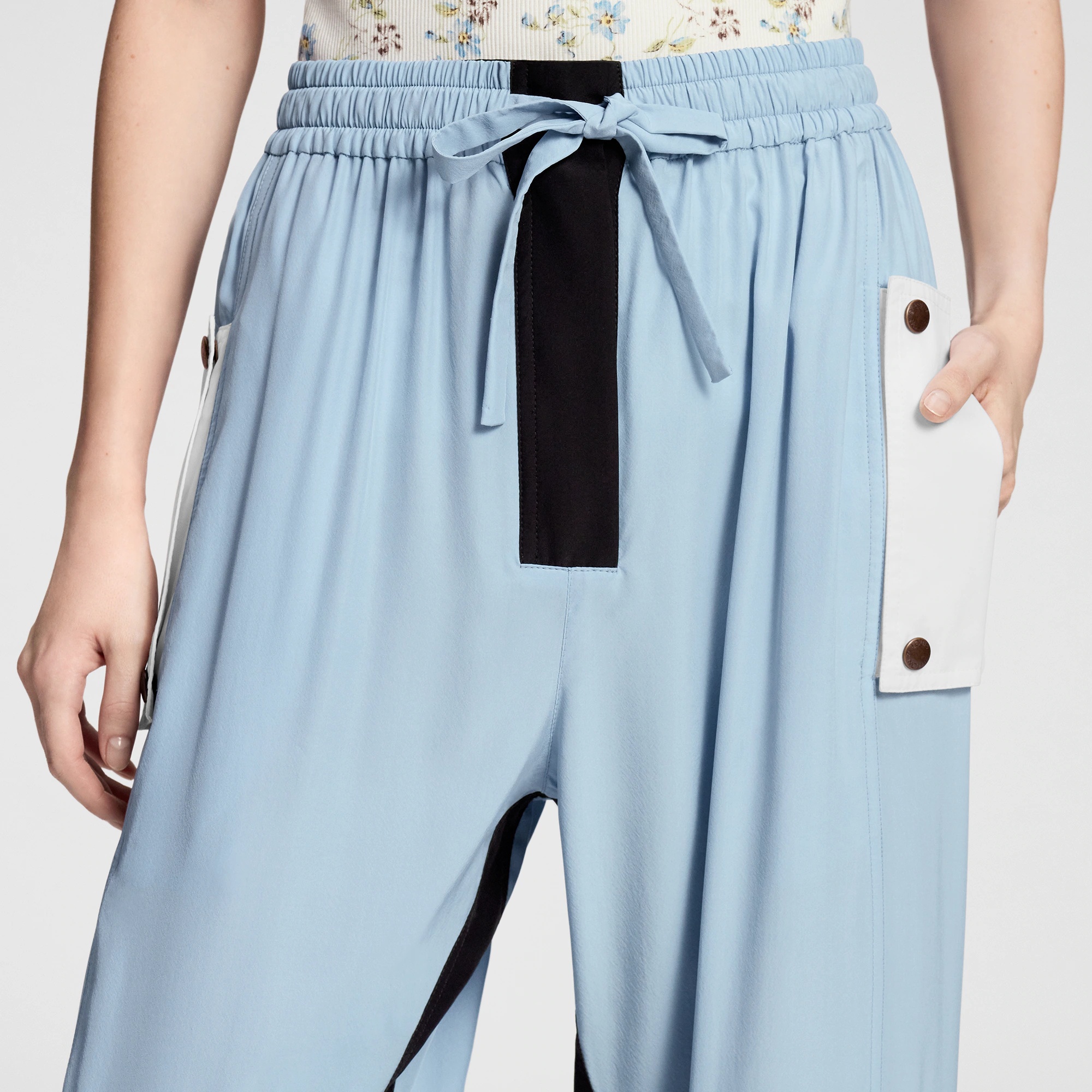 Color-Blocked Cargo Pants - 2