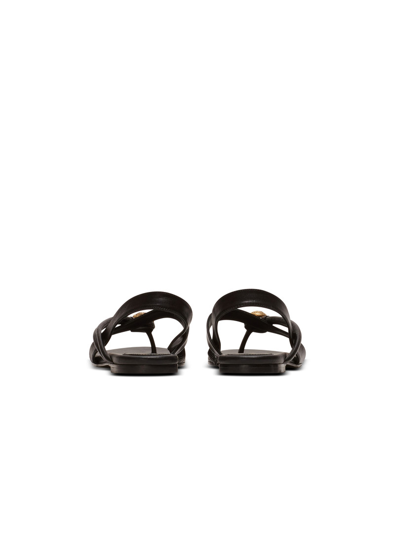 Alma flat sandals in leather 4