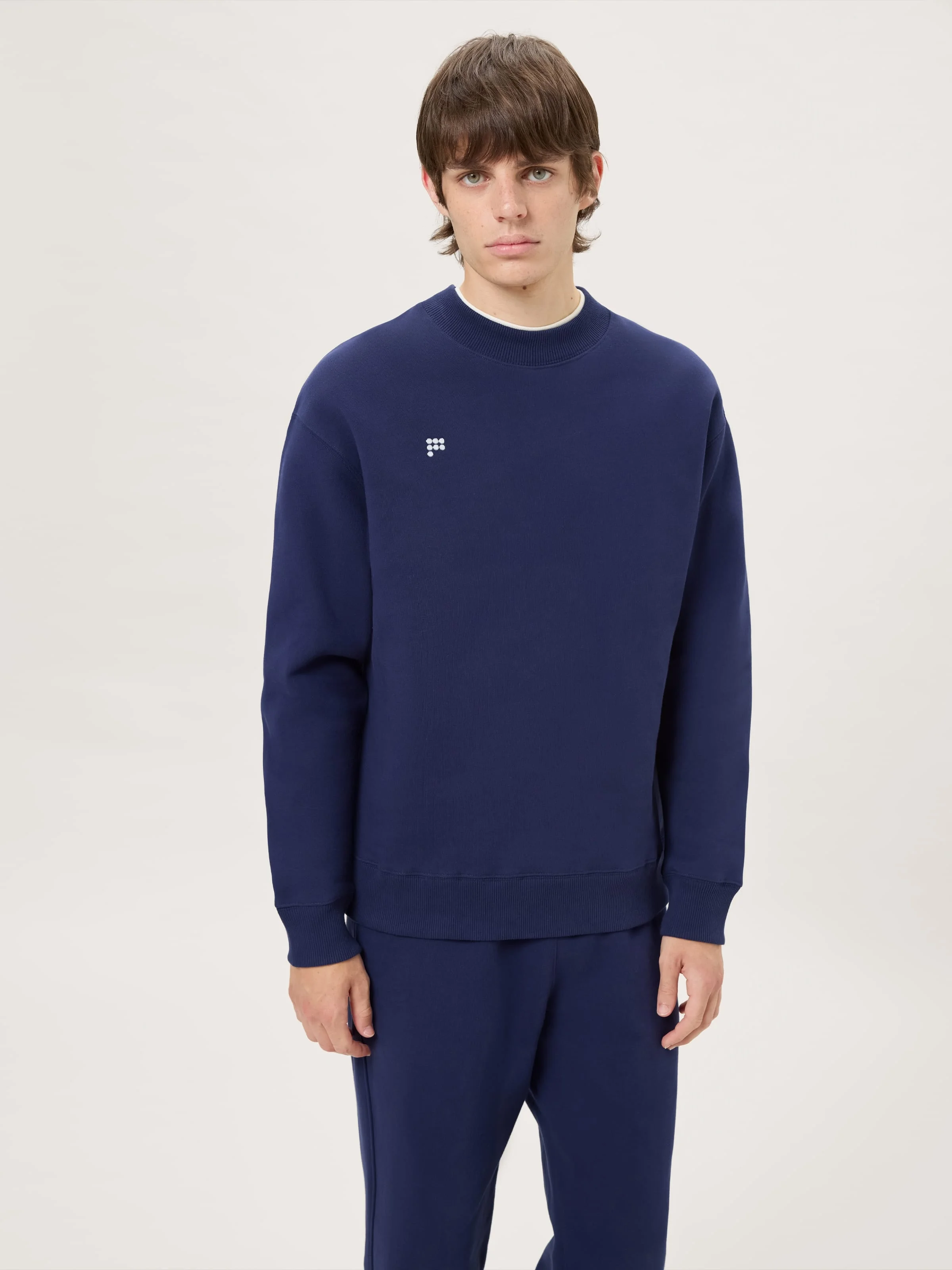 Mens Heavyweight Sweatshirt - Ocean Navy - 1