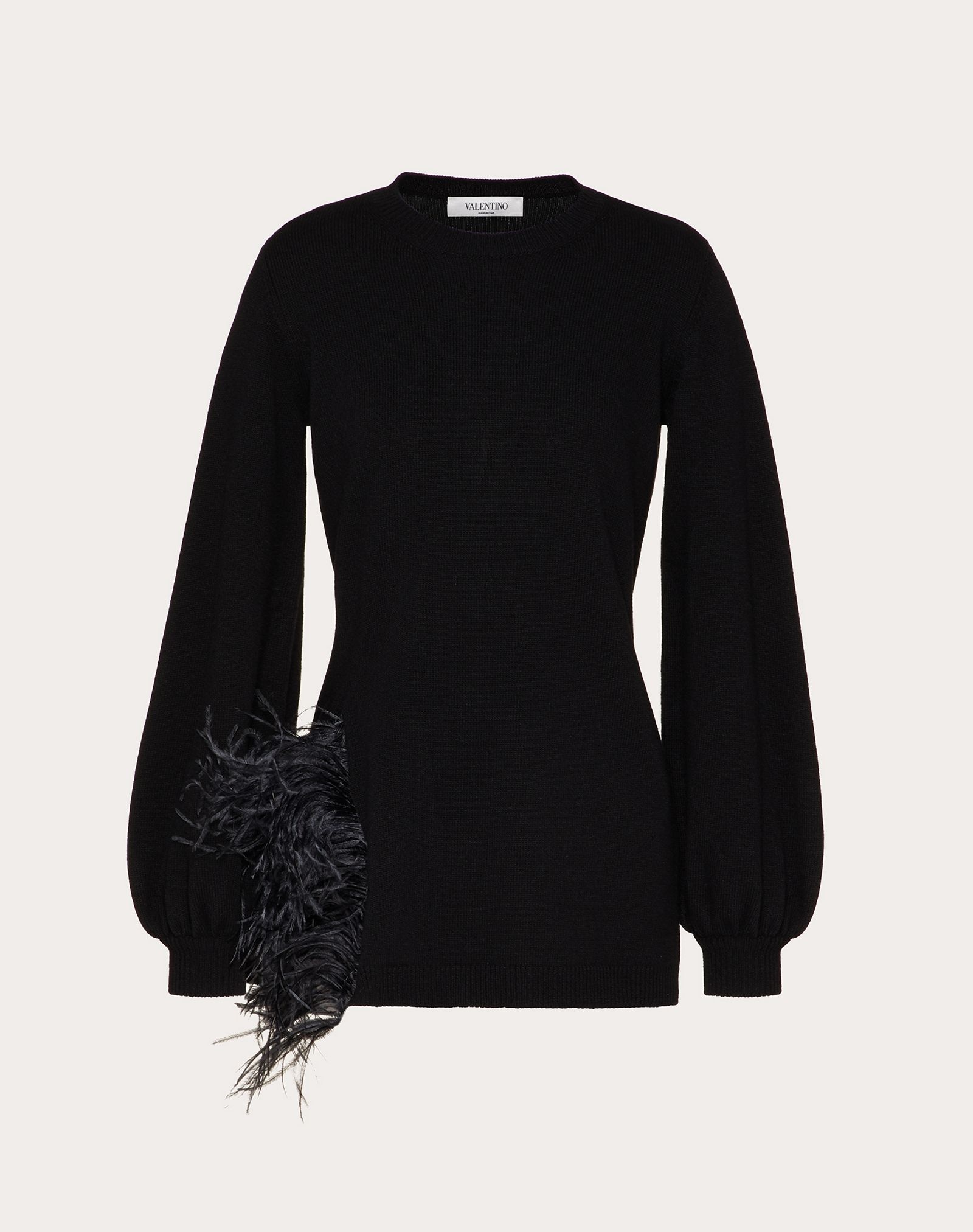 Embroidered Cashmere Wool Sweater - 1