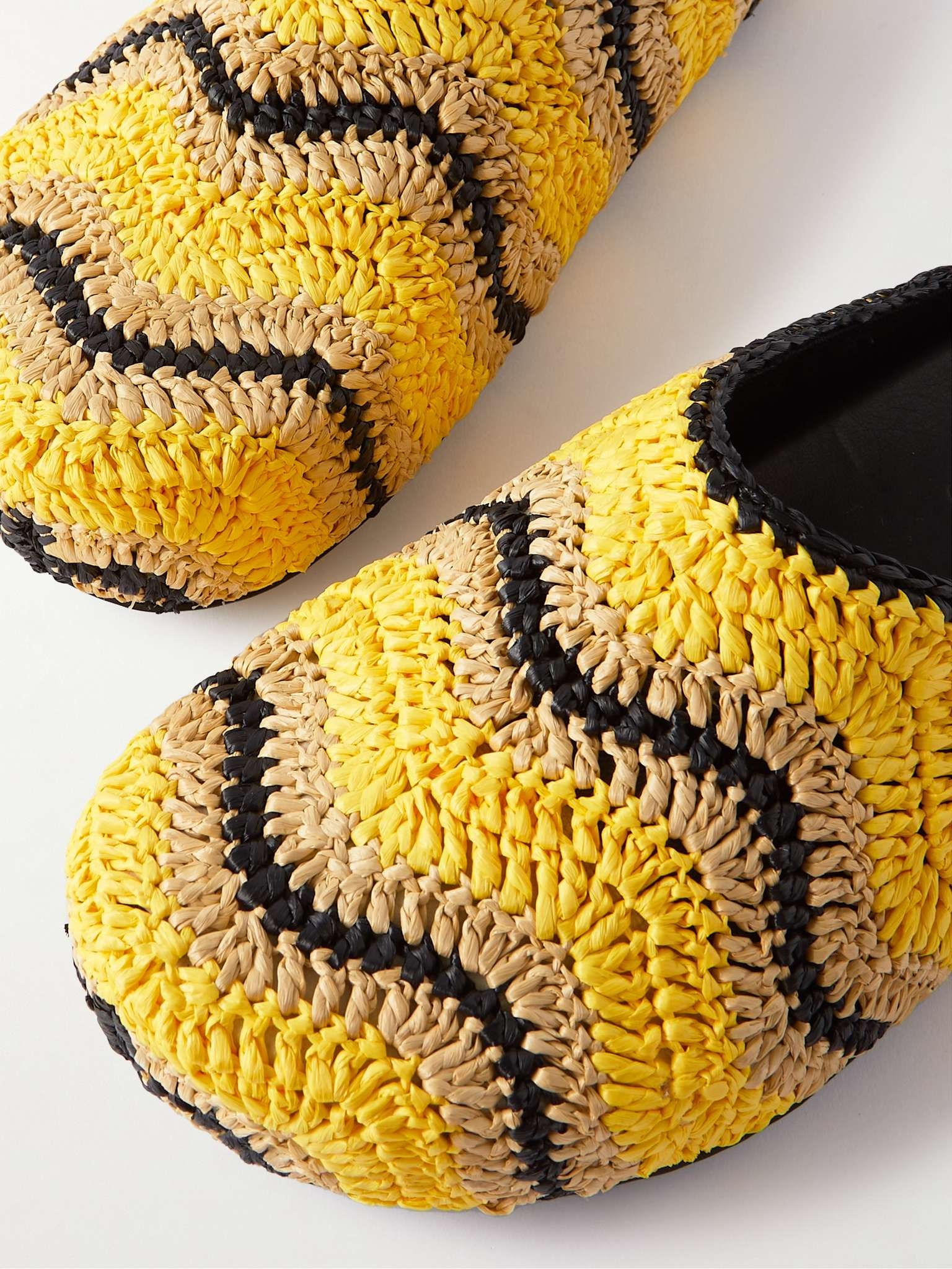 + No Vacancy Inn Striped Woven Mules - 6