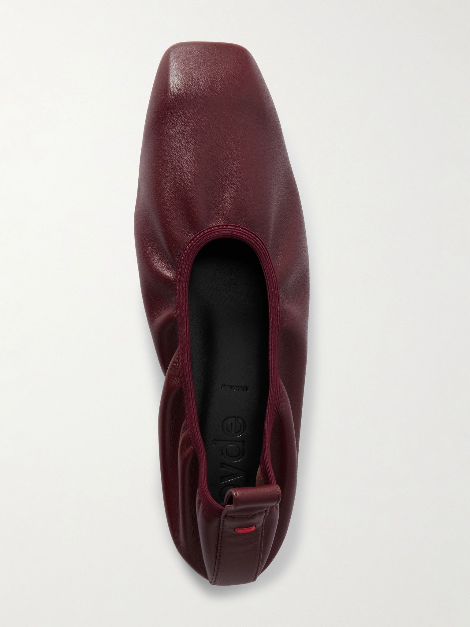 Nomi leather ballet flats Merlot - 5