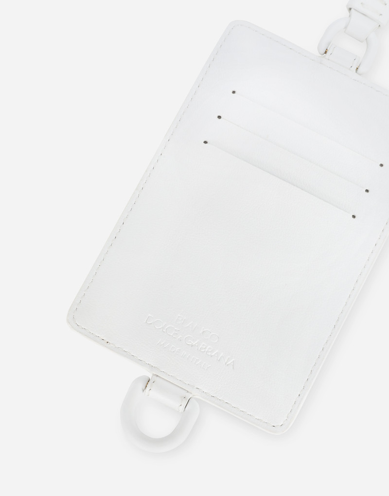 Dolce & Gabbana Faux leather card holder BLANCO DOLCE&GABBANA outlook