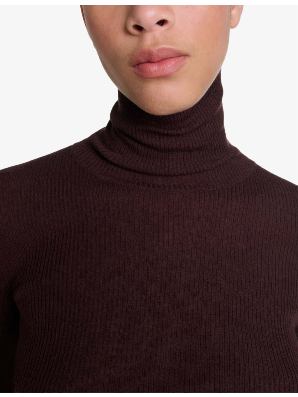 High-neck slim-fit wool and silk-blend jumper - 5