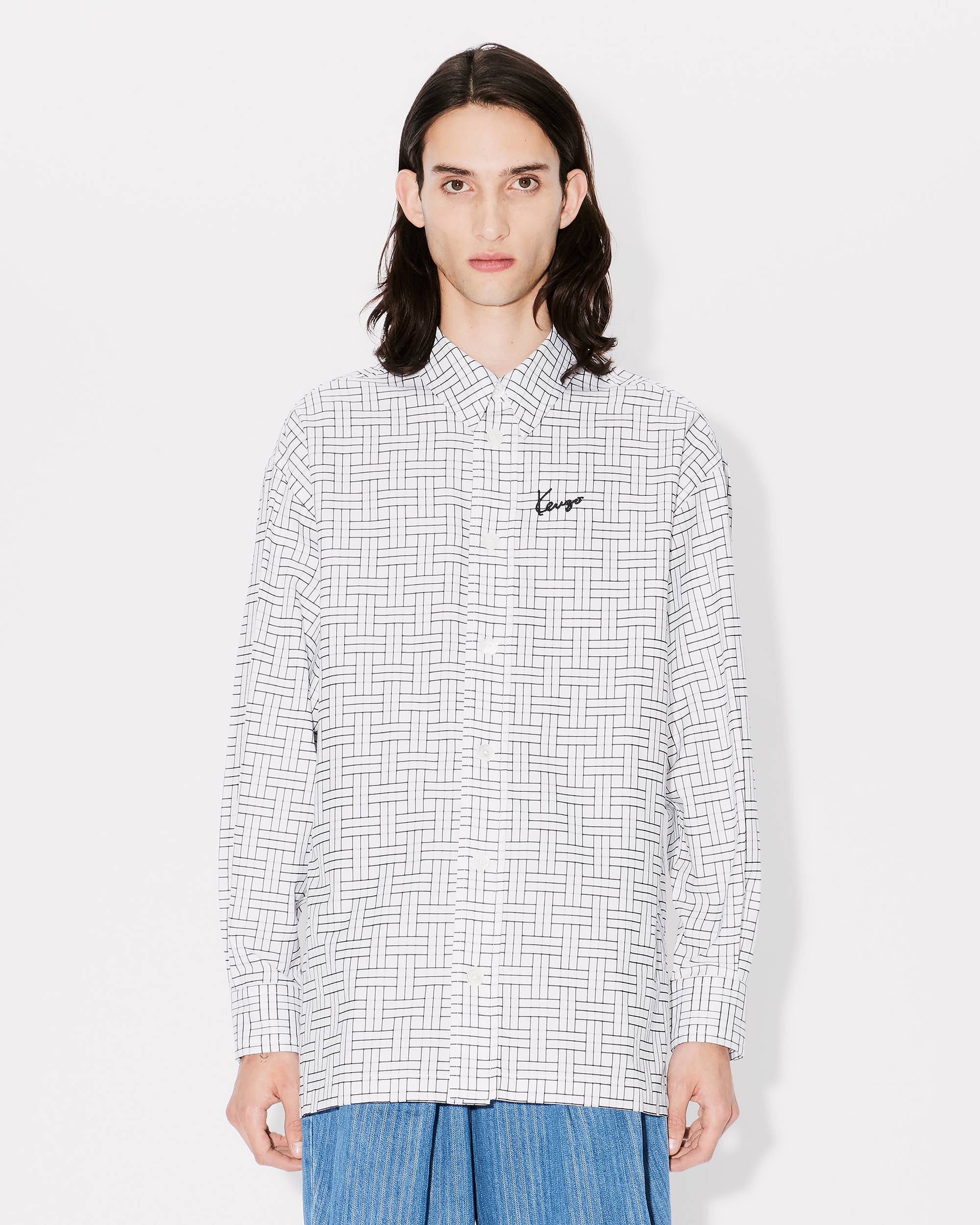 'KENZO Weave' oversized shirt - 3