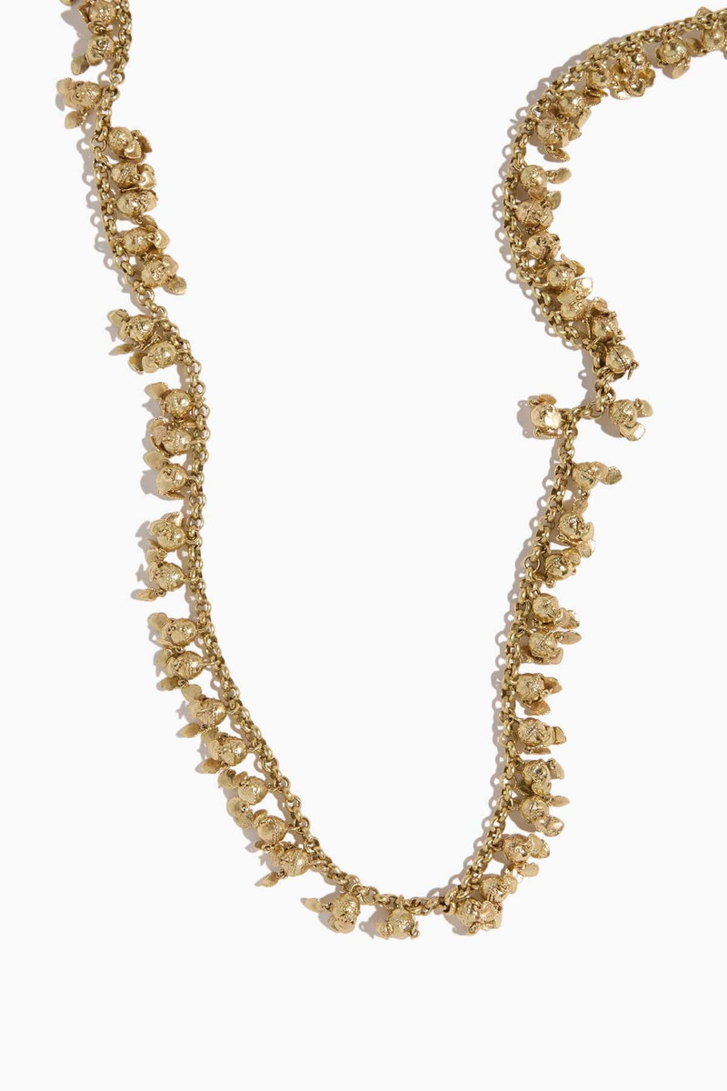 Le Jardin Heart Long Necklace in Gold 1