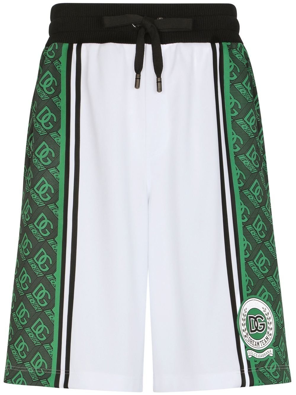 monogram-panelled shorts - 1
